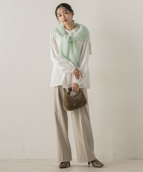 Droite lautreamont / ドロワットロートレアモン シャツ・ブラウス | TCタイプライターブラウス≪洗濯機で洗える≫ | 詳細2