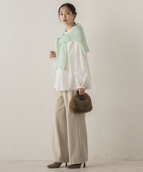 Droite lautreamont / ドロワットロートレアモン シャツ・ブラウス | TCタイプライターブラウス≪洗濯機で洗える≫ | 詳細3