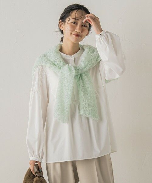 Droite lautreamont / ドロワットロートレアモン シャツ・ブラウス | TCタイプライターブラウス≪洗濯機で洗える≫ | 詳細6