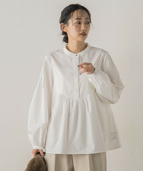 Droite lautreamont / ドロワットロートレアモン シャツ・ブラウス | TCタイプライターブラウス≪洗濯機で洗える≫ | 詳細7