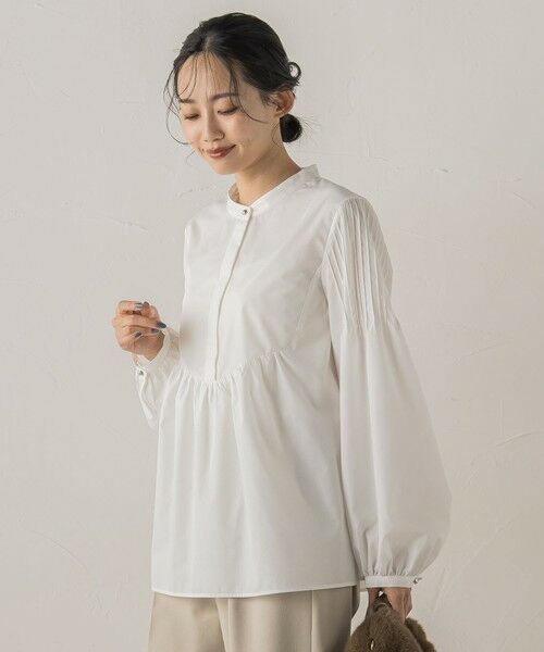 Droite lautreamont / ドロワットロートレアモン シャツ・ブラウス | TCタイプライターブラウス≪洗濯機で洗える≫ | 詳細8