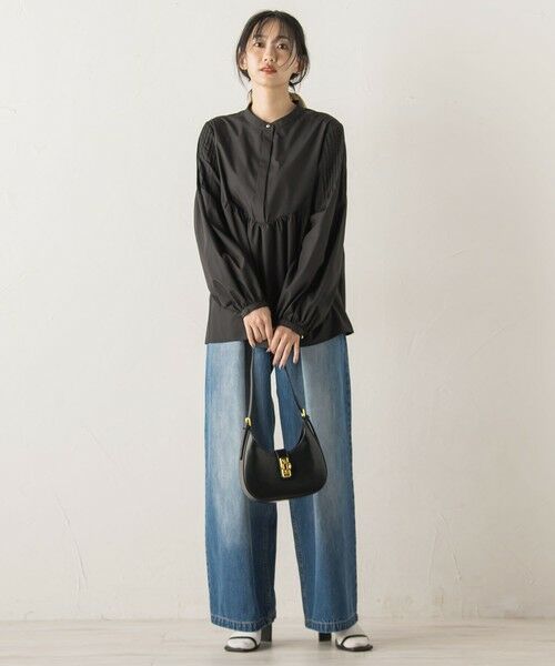 Droite lautreamont / ドロワットロートレアモン シャツ・ブラウス | TCタイプライターブラウス≪洗濯機で洗える≫ | 詳細12