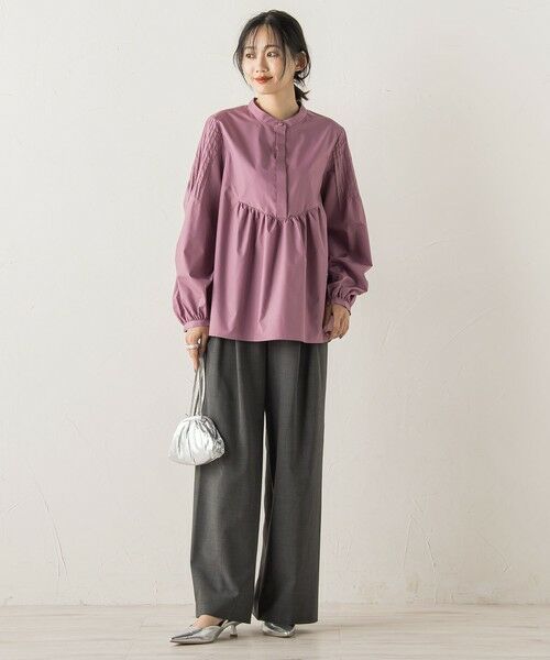 Droite lautreamont / ドロワットロートレアモン シャツ・ブラウス | TCタイプライターブラウス≪洗濯機で洗える≫ | 詳細20