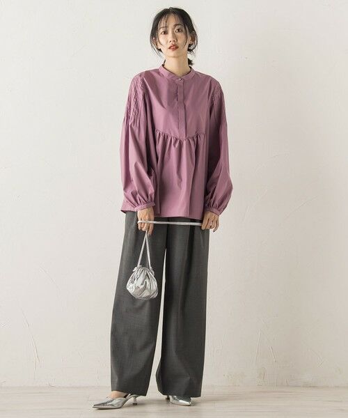 Droite lautreamont / ドロワットロートレアモン シャツ・ブラウス | TCタイプライターブラウス≪洗濯機で洗える≫ | 詳細21