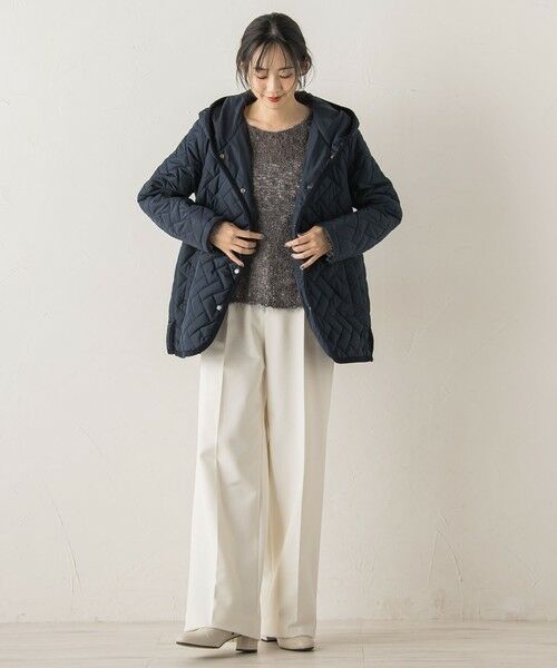 Droite lautreamont / ドロワットロートレアモン ダッフルコート | 【WEB限定】ポリエステルタフタキルトコート | 詳細1