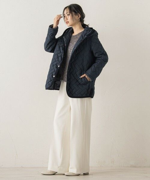 Droite lautreamont / ドロワットロートレアモン ダッフルコート | 【WEB限定】ポリエステルタフタキルトコート | 詳細3