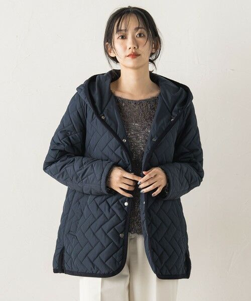 Droite lautreamont / ドロワットロートレアモン ダッフルコート | 【WEB限定】ポリエステルタフタキルトコート | 詳細6