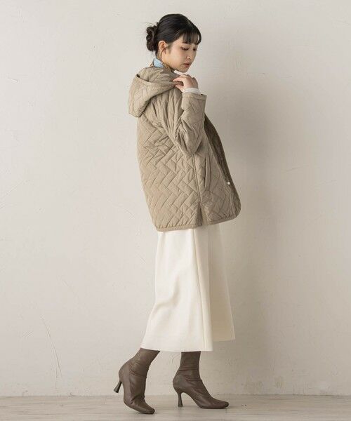 Droite lautreamont / ドロワットロートレアモン ダッフルコート | 【WEB限定】ポリエステルタフタキルトコート | 詳細11