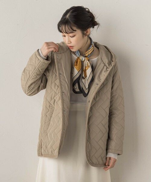 Droite lautreamont / ドロワットロートレアモン ダッフルコート | 【WEB限定】ポリエステルタフタキルトコート | 詳細13