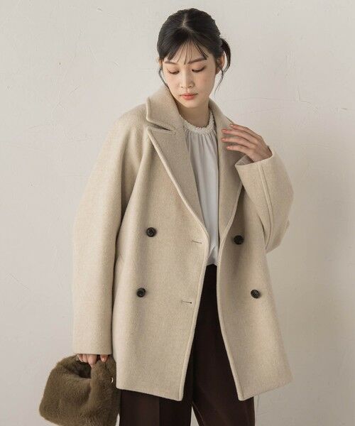 Droite lautreamont / ドロワットロートレアモン ダッフルコート | Pecolamb2WAYコート | 詳細12