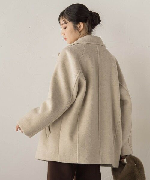 Droite lautreamont / ドロワットロートレアモン ダッフルコート | Pecolamb2WAYコート | 詳細13