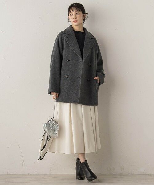 Droite lautreamont / ドロワットロートレアモン ダッフルコート | Pecolamb2WAYコート | 詳細18