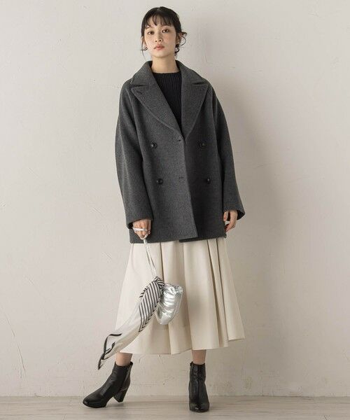 Droite lautreamont / ドロワットロートレアモン ダッフルコート | Pecolamb2WAYコート | 詳細19