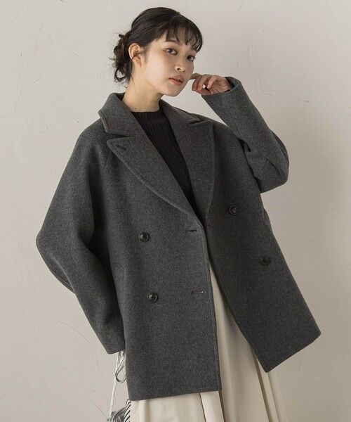 Droite lautreamont / ドロワットロートレアモン ダッフルコート | Pecolamb2WAYコート | 詳細24