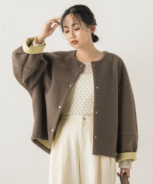 Droite lautreamont / ドロワットロートレアモン テーラードジャケット | イタリアンエアリーボンディングジャケット | 詳細1