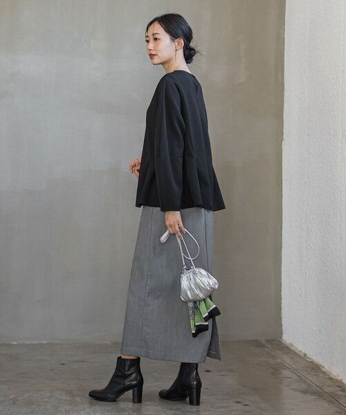 Droite lautreamont / ドロワットロートレアモン カットソー | サンディカットジョーゼット≪手洗い可能≫ | 詳細10