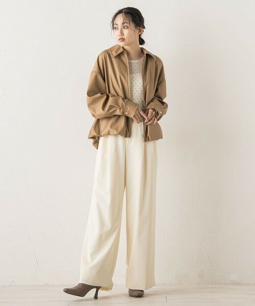 Droite lautreamont / ドロワットロートレアモン カットソー | ラメフロッキードットプルオーバー≪手洗い可能≫ | 詳細3