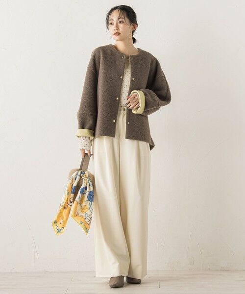 Droite lautreamont / ドロワットロートレアモン カットソー | ラメフロッキードットプルオーバー≪手洗い可能≫ | 詳細7