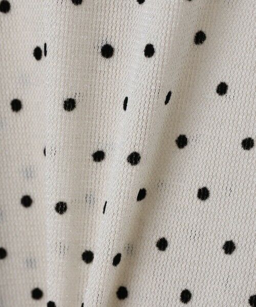 Droite lautreamont / ドロワットロートレアモン カットソー | ラメフロッキードットプルオーバー≪手洗い可能≫ | 詳細10