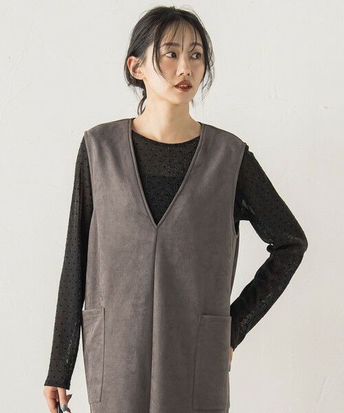 Droite lautreamont / ドロワットロートレアモン カットソー | ラメフロッキードットプルオーバー≪手洗い可能≫ | 詳細16