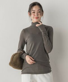 Droite lautreamont / ドロワットロートレアモン カットソー | カシミヤシルクシアーラメカットソー≪手洗い可能≫