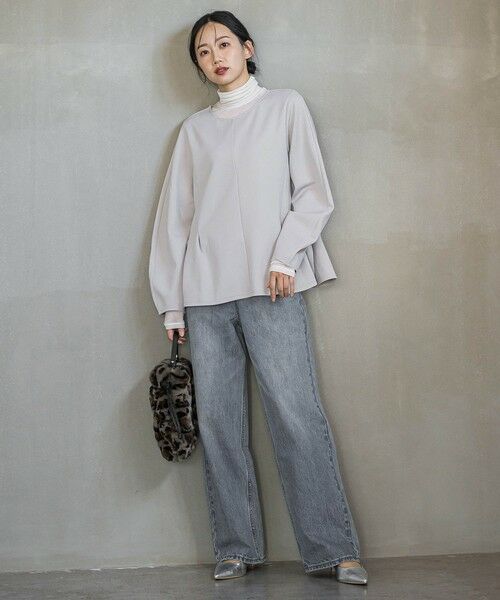 Droite lautreamont / ドロワットロートレアモン カットソー | カシミヤシルクシアーラメカットソー≪手洗い可能≫ | 詳細9