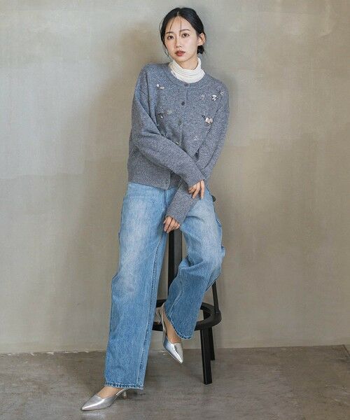 Droite lautreamont / ドロワットロートレアモン カットソー | カシミヤシルクシアーラメカットソー≪手洗い可能≫ | 詳細10