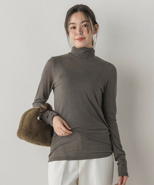 Droite lautreamont / ドロワットロートレアモン カットソー | カシミヤシルクシアーラメカットソー≪手洗い可能≫ | 詳細27