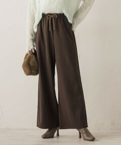 Droite lautreamont / ドロワットロートレアモン その他パンツ | 【WEB限定】カットジョーゼット裏起毛パンツ≪手洗い可能≫