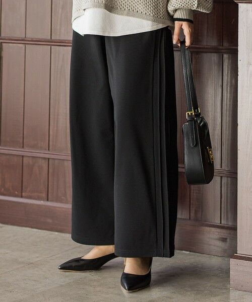 Droite lautreamont / ドロワットロートレアモン その他パンツ | 【WEB限定】カットジョーゼット裏起毛パンツ≪手洗い可能≫ | 詳細5