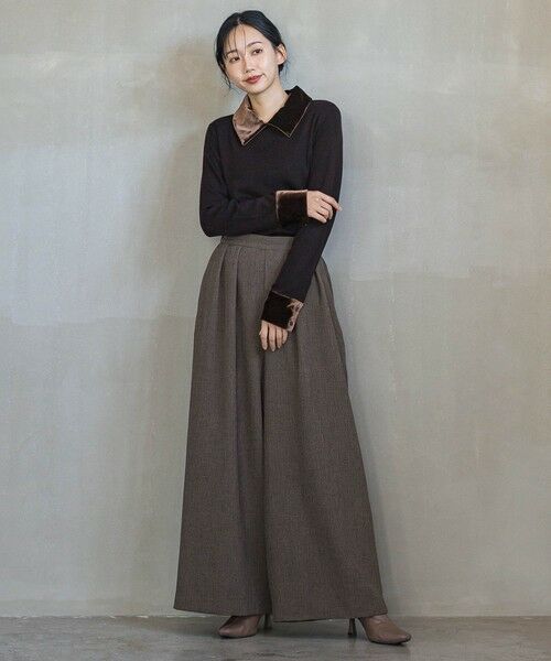 Droite lautreamont / ドロワットロートレアモン その他パンツ | ツィードタックスカパン≪洗濯機で洗える≫ | 詳細1