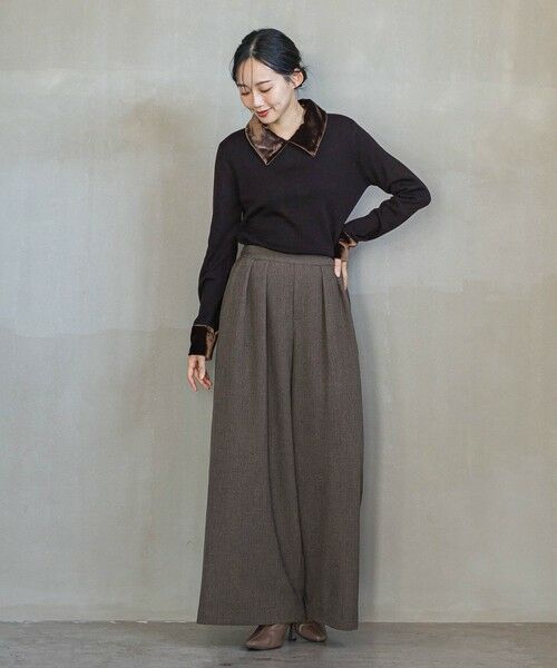 Droite lautreamont / ドロワットロートレアモン その他パンツ | ツィードタックスカパン≪洗濯機で洗える≫ | 詳細2