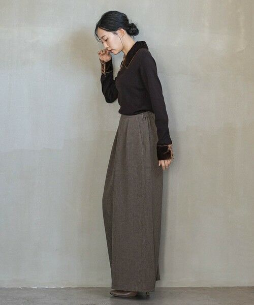 Droite lautreamont / ドロワットロートレアモン その他パンツ | ツィードタックスカパン≪洗濯機で洗える≫ | 詳細3