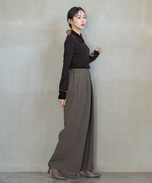 Droite lautreamont / ドロワットロートレアモン その他パンツ | ツィードタックスカパン≪洗濯機で洗える≫ | 詳細5