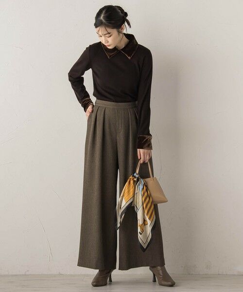 Droite lautreamont / ドロワットロートレアモン その他パンツ | ツィードタックスカパン≪洗濯機で洗える≫ | 詳細7