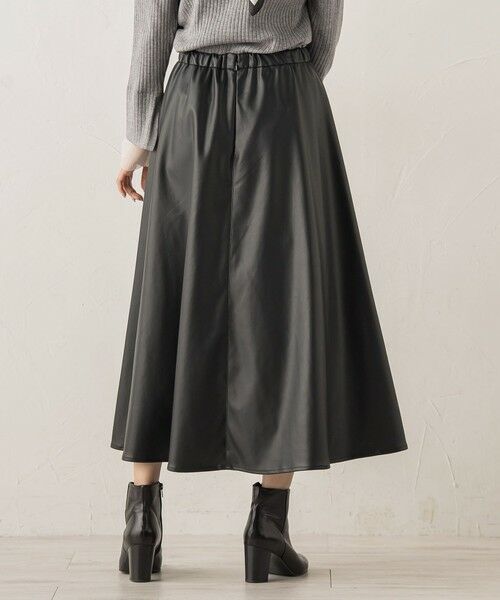 Droite lautreamont / ドロワットロートレアモン ミニ・ひざ丈スカート | レザーライクスカート≪洗濯機で洗える≫ | 詳細7