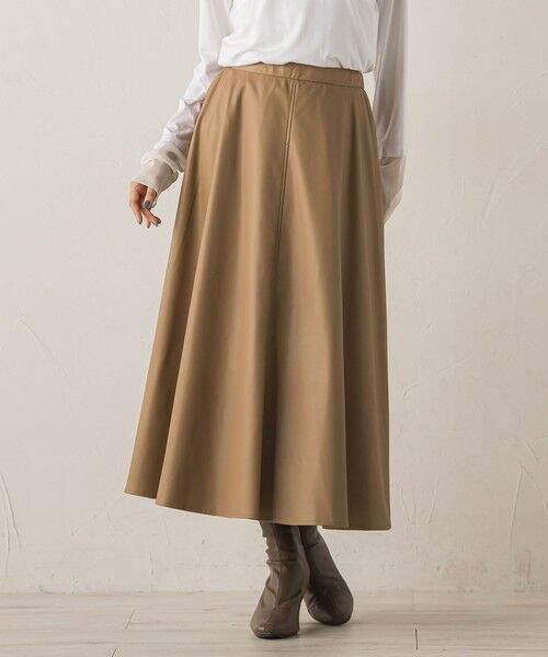 Droite lautreamont / ドロワットロートレアモン ミニ・ひざ丈スカート | レザーライクスカート≪洗濯機で洗える≫ | 詳細22