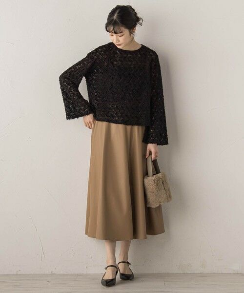 Droite lautreamont / ドロワットロートレアモン ミニ・ひざ丈スカート | レザーライクスカート≪洗濯機で洗える≫ | 詳細27