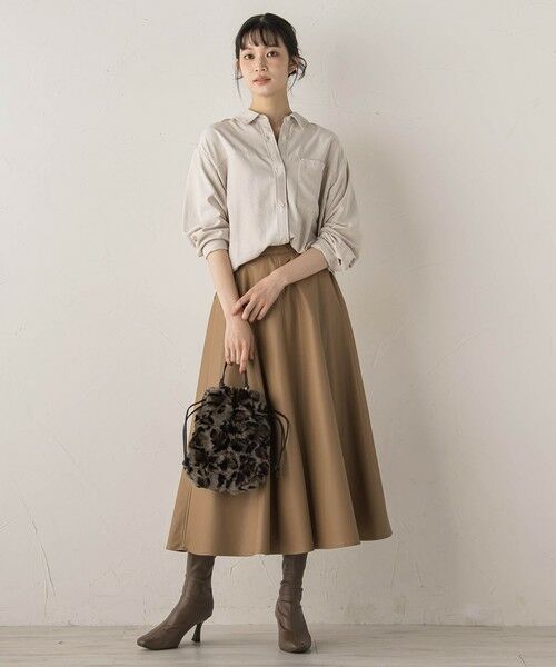 Droite lautreamont / ドロワットロートレアモン ミニ・ひざ丈スカート | レザーライクスカート≪洗濯機で洗える≫ | 詳細28