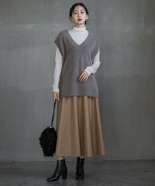 Droite lautreamont / ドロワットロートレアモン ミニ・ひざ丈スカート | レザーライクスカート≪洗濯機で洗える≫ | 詳細29