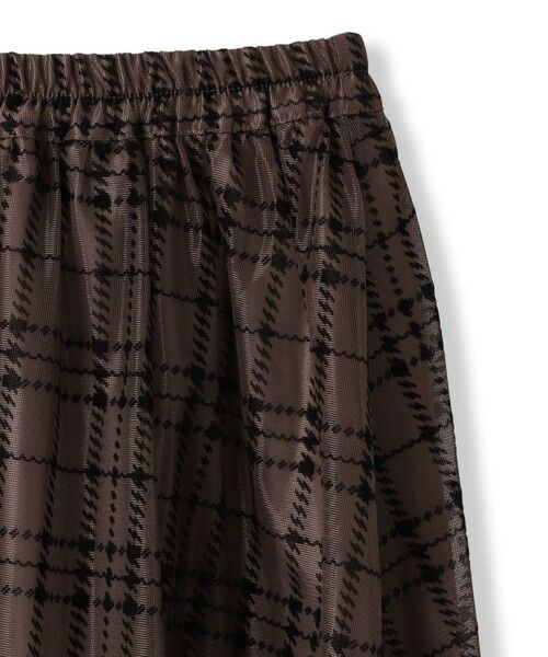 Droite lautreamont / ドロワットロートレアモン ミニ・ひざ丈スカート | フロッキーチェックスカート≪手洗い可能≫ | 詳細26