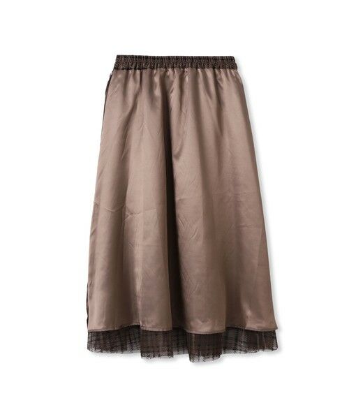 Droite lautreamont / ドロワットロートレアモン ミニ・ひざ丈スカート | フロッキーチェックスカート≪手洗い可能≫ | 詳細28