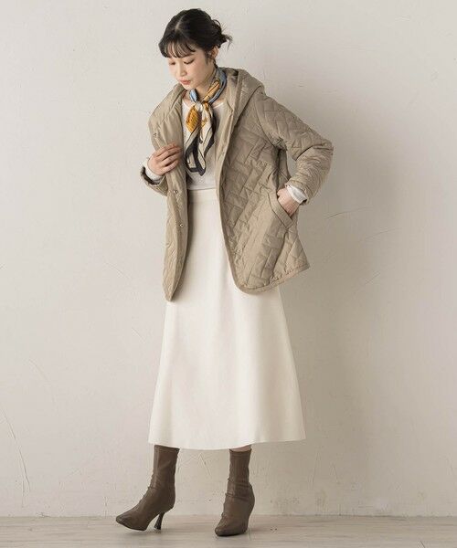 Droite lautreamont / ドロワットロートレアモン ミニ・ひざ丈スカート | 【WEB限定】ライトジャージメルトンスカート≪手洗い可能≫ | 詳細2