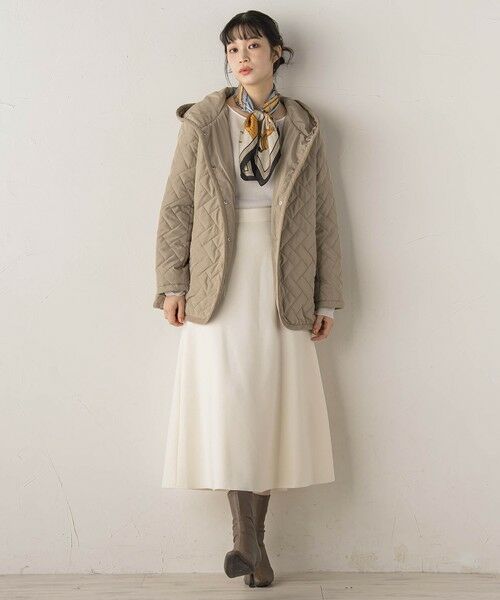 Droite lautreamont / ドロワットロートレアモン ミニ・ひざ丈スカート | 【WEB限定】ライトジャージメルトンスカート≪手洗い可能≫ | 詳細3