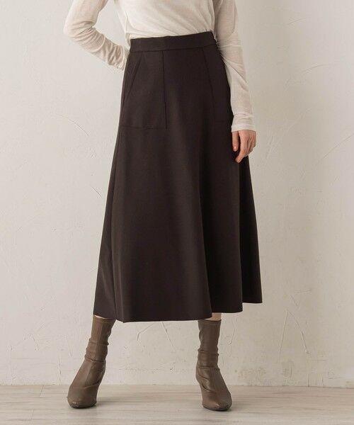 Droite lautreamont / ドロワットロートレアモン ミニ・ひざ丈スカート | 【WEB限定】ライトジャージメルトンスカート≪手洗い可能≫ | 詳細20