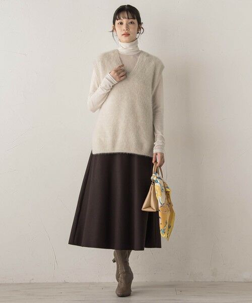 Droite lautreamont / ドロワットロートレアモン ミニ・ひざ丈スカート | 【WEB限定】ライトジャージメルトンスカート≪手洗い可能≫ | 詳細16