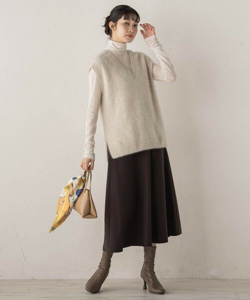 Droite lautreamont / ドロワットロートレアモン ミニ・ひざ丈スカート | 【WEB限定】ライトジャージメルトンスカート≪手洗い可能≫ | 詳細17