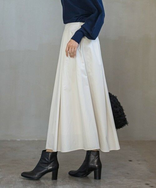 Droite lautreamont / ドロワットロートレアモン ミニ・ひざ丈スカート | タフタタックスカート≪洗濯機で洗える≫ | 詳細3