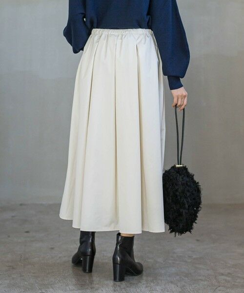 Droite lautreamont / ドロワットロートレアモン ミニ・ひざ丈スカート | タフタタックスカート≪洗濯機で洗える≫ | 詳細5