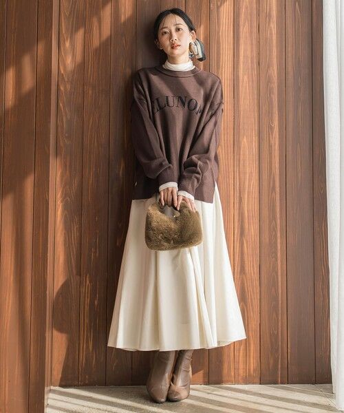 Droite lautreamont / ドロワットロートレアモン ミニ・ひざ丈スカート | タフタタックスカート≪洗濯機で洗える≫ | 詳細6